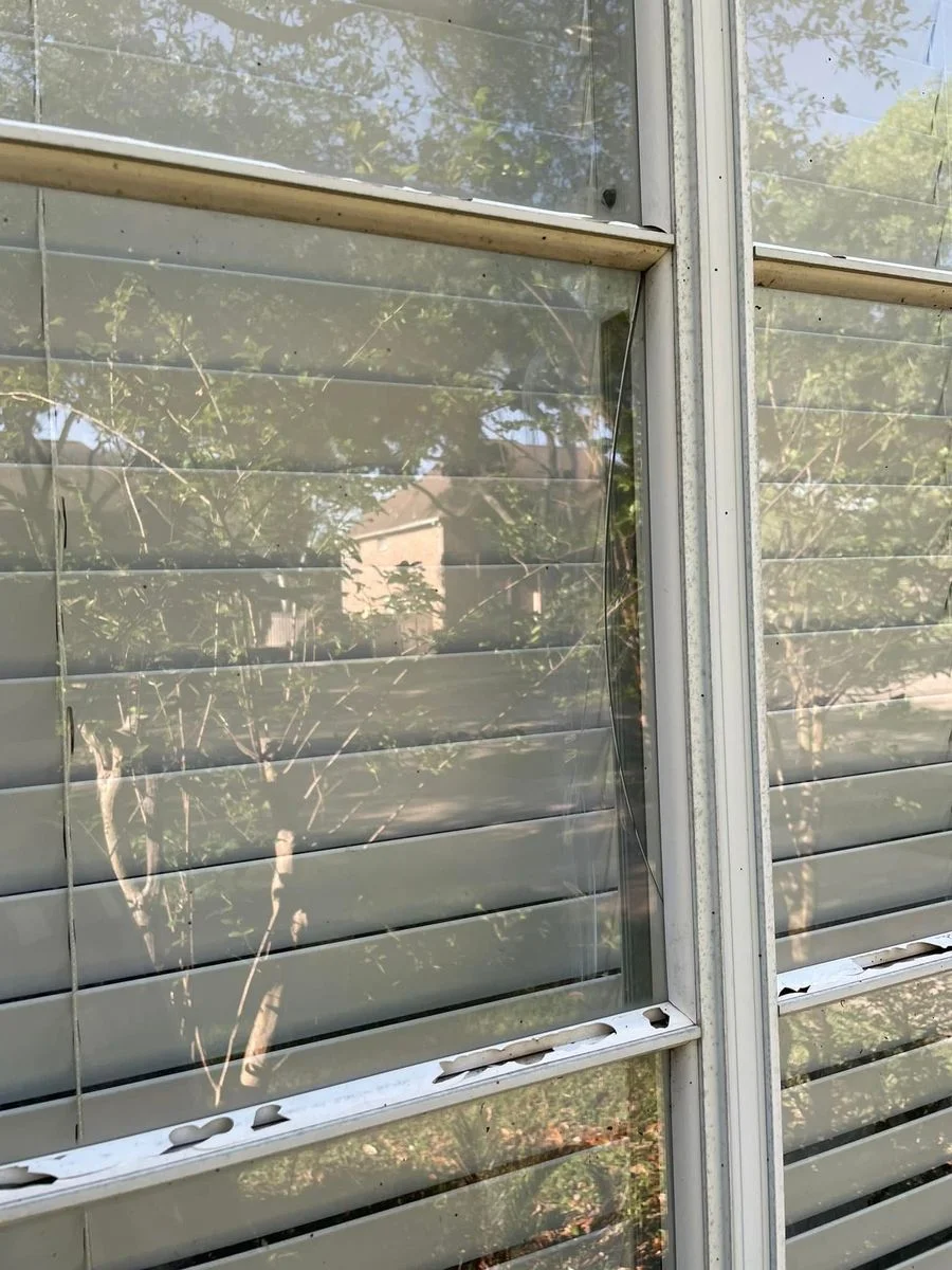 Window beading and glass work